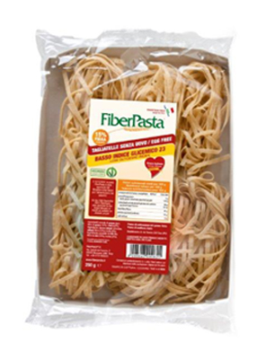 FIBERPASTA TAGLIATELLE SENZA UOVO BASSO CONTENUTO GLICEMICO  250 G - farmacia187.it