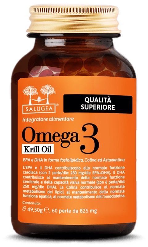SALUGEA OMEGA 3 KRILL OIL 60 PERLE - farmacia187.it