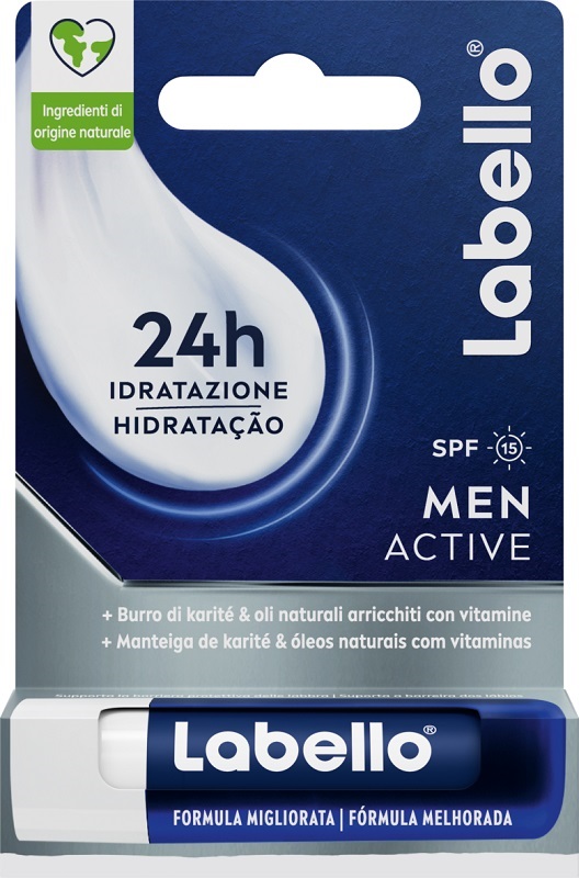 LABELLO ACTIVE FOR MEN SPF 15 5,5 ML - farmacia187.it
