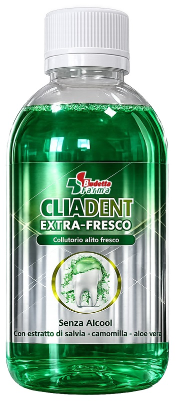 CLIADENT COLLUTORIO ALITO FRESCO ALLE ERBE 500 ML - farmacia187.it