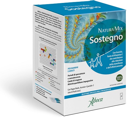 NATURA MIX ADVANCED SOSTEGNO OROSOLUBILE 20 BUSTINE - farmacia187.it