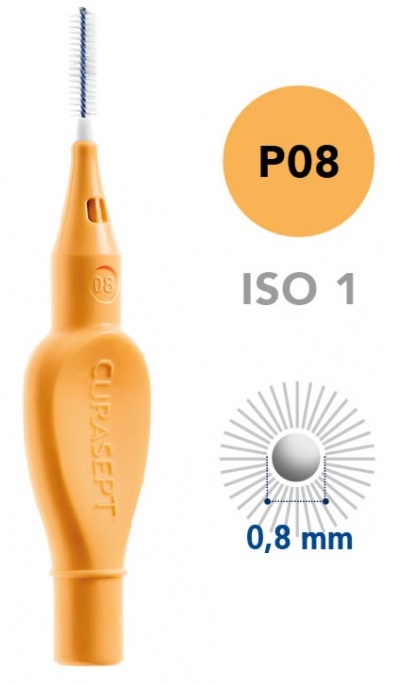 CURASEPT PROXI P08 ARANCIO CHIARO/TANGERINO 5 PEZZI - farmacia187.it