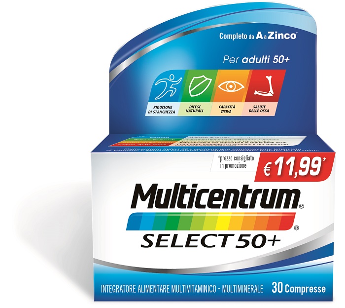 MULTICENTRUM SELECT 30 COMPRESSE PROMO - farmacia187.it