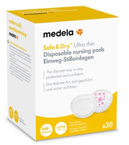 SAFE & DRY COPPETTA ASSORBILATTE ULTRA THIN 30 PEZZI - farmacia187.it