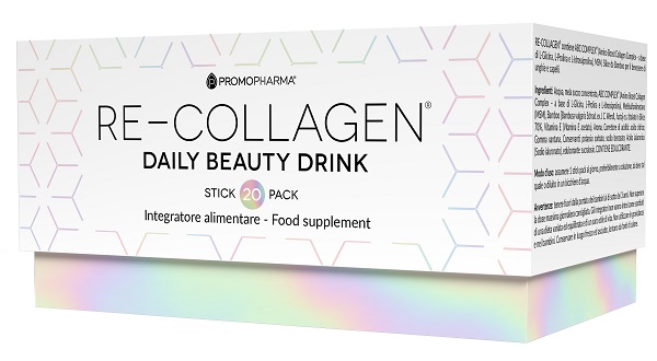 RE-COLLAGEN DAILY BEAUTY DRINK 20 STICK PACK X 12 ML - farmacia187.it