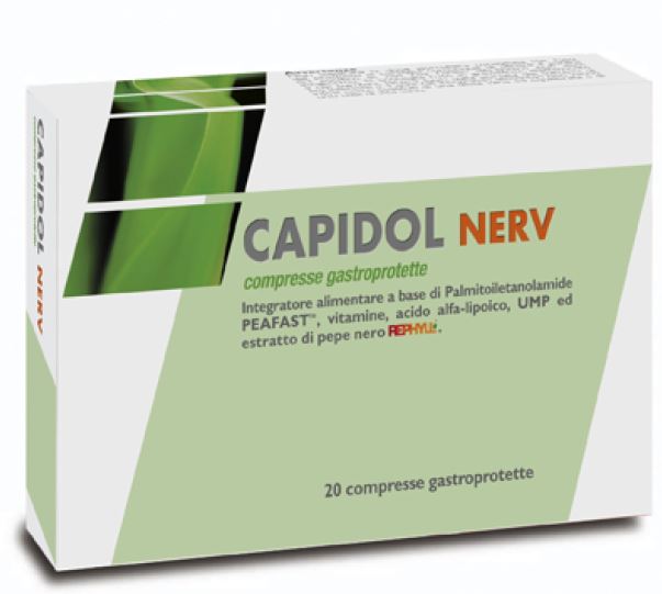 CAPIDOL NERV 20 COMPRESSE GASTROPROTETTE - farmacia187.it