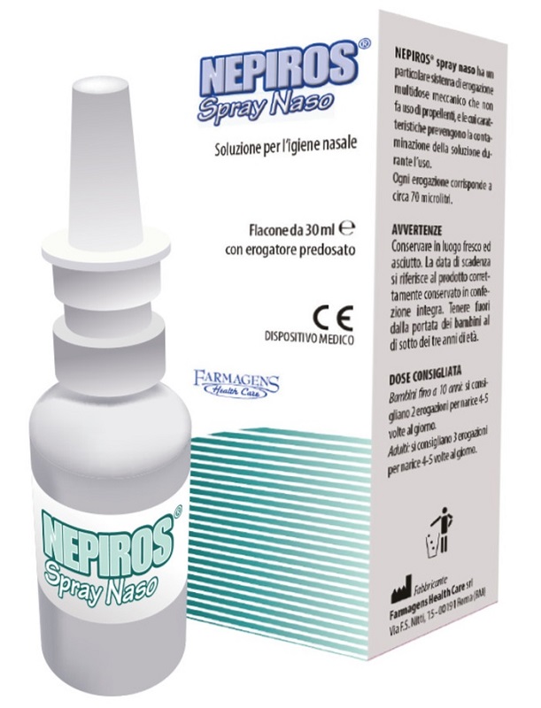SOLUZIONE PER L'IGIENE NASALE SPRAY NEPIROS 30 ML - farmacia187.it