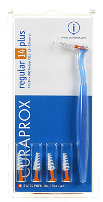 CURAPROX CPS REGULAR CPS 14 CON 5 SCOVOLINI + SUPPORTO - farmacia187.it