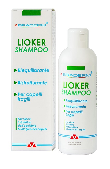 LIOKER SHAMPOO 200 ML BRADERM - farmacia187.it