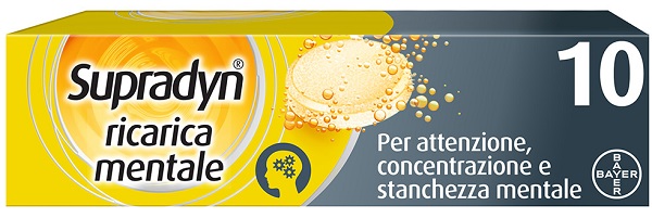 SUPRADYN RICARICA MENTALE 10 COMPRESSE - farmacia187.it