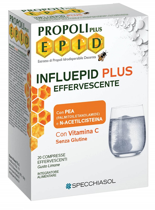 INFLUEPID PLUS EFFERVESCENTE PEA 20 COMPRESSE - farmacia187.it