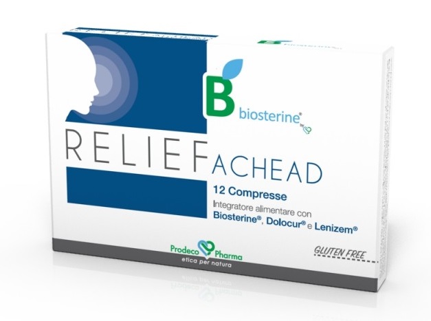 BIOSTERINE RELIEF ACHEAD 12 COMPRESSE - farmacia187.it