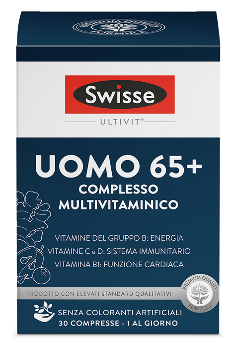 SWISSE UOMO 65+ COMPLESSO MULTIVITAMINICO 30 COMPRESSE - farmacia187.it