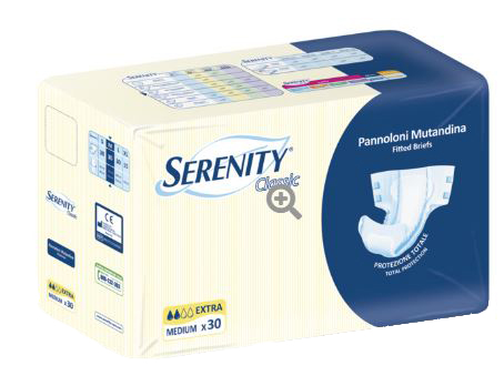 SERENITY PANNOLONE A MUTANDINA CLASSIC EXTRA XL 15 PEZZI - farmacia187.it
