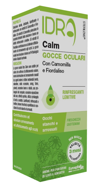 GOCCE OCULARI RINFRESCANTI STERILENS IDRA CALM CAMOMILLA E FIORDALISO 10 ML - farmacia187.it