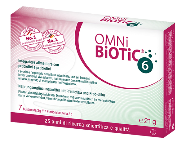 OMNI BIOTIC 6 POLVERE 7 BUSTINE DA 3 G - farmacia187.it
