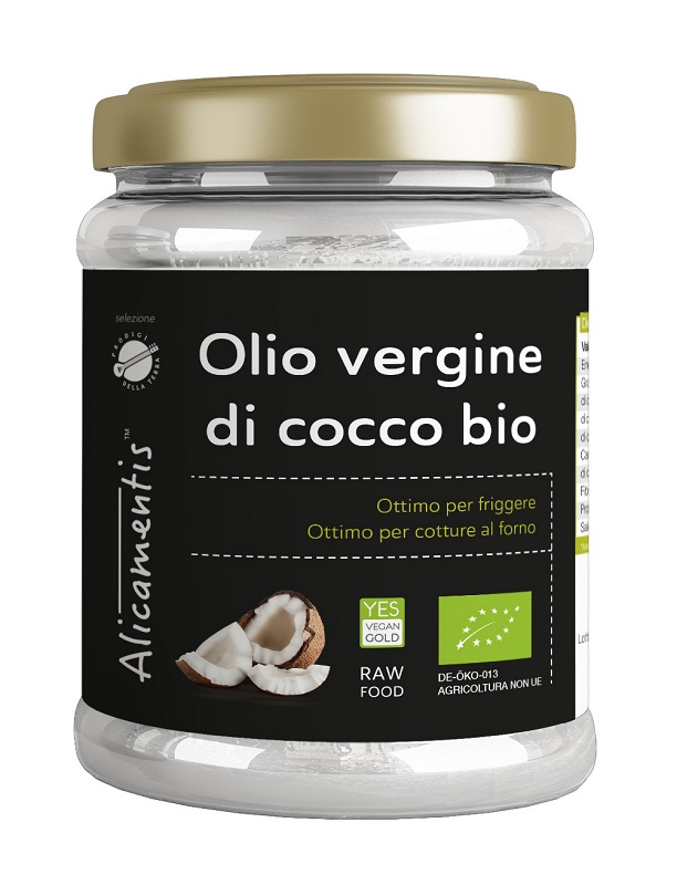 OLIO VERGINE DI COCCO BIO 500 ML ALICAMENTIS - farmacia187.it