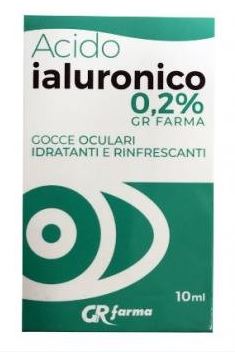 GR FARMA GOCCE OCULARI IDRATANTI E RINFRESCANTI ACIDO IALURONICO - farmacia187.it