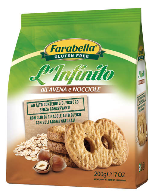 FARABELLA INFINITO AVENA/NOCCIOLE 200 G - farmacia187.it