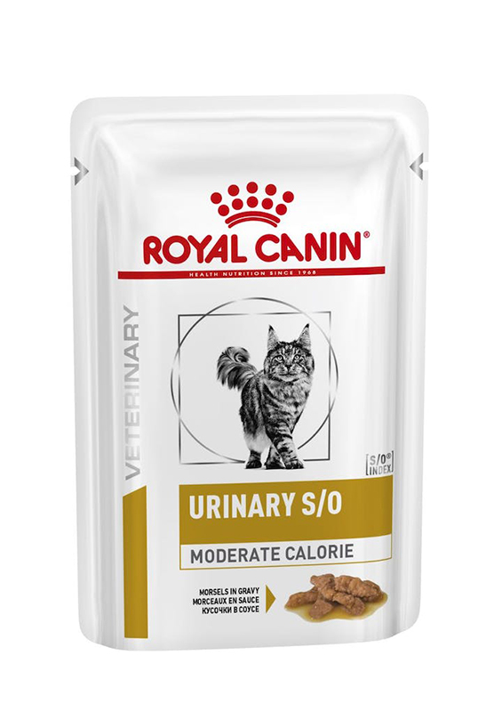 VETERINARY HEALTH NUTRITION WET CAT URINARY S/O MODERATE CALORIE 12X85 G - farmacia187.it