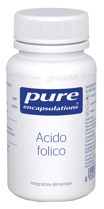 PURE ENCAPSULATIONS ACIDO FOLICO 30 CAPSULE - farmacia187.it