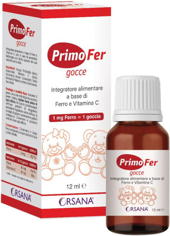 PRIMOFER GOCCE 12 ML - farmacia187.it