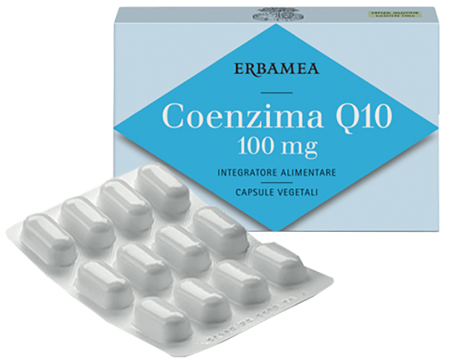 ERBAMEA COENZIMA Q10 100 MG 24 CAPSULE VEGETALI - farmacia187.it