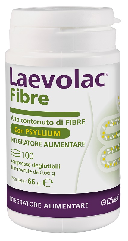 LAEVOLAC FIBRE 100 COMPRESSE DEGLUTIBLI FILM-RIVESTITE DA 0,66 G - farmacia187.it