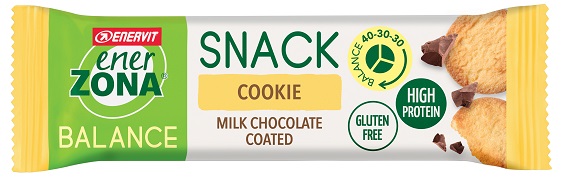 ENERZONA SNACK COOKIE MILK CIOCHOLATE 33 G - farmacia187.it