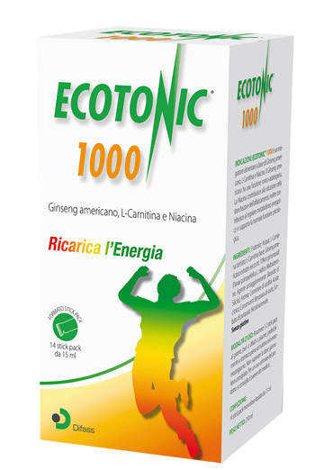 ECOTONIC 1000 14 STICK PACK 15 ML - farmacia187.it