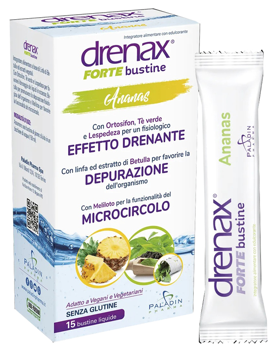 DRENAX FORTE ANANAS 15 BUSTINE - farmacia187.it
