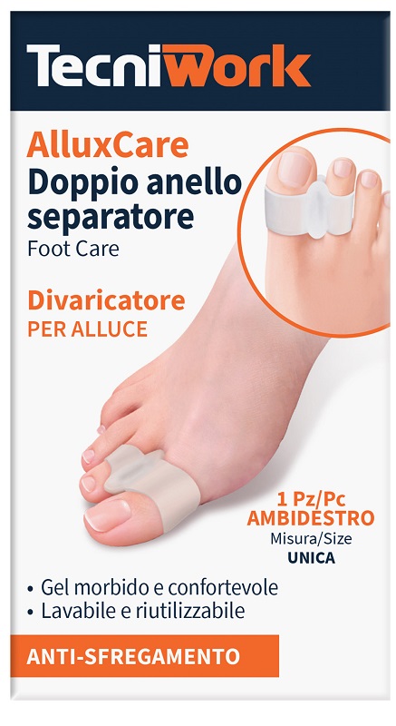 ALLUX CARE SEPARATORE E DIVARICATORE PER ALLUCE A DOPPIO ANELLO - farmacia187.it