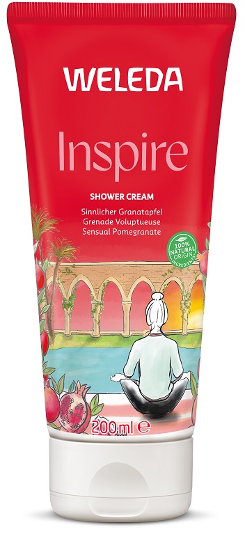 WELEDA INSPIRE DOCCIA CREMOSA MELOGRANO 200 ML - farmacia187.it