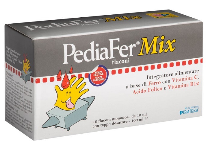 PEDIAFER MIX 10 FLACONI DA 10 ML - farmacia187.it