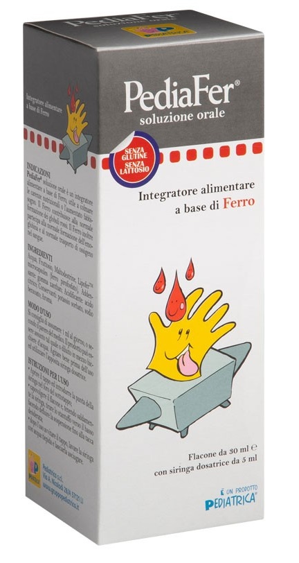PEDIAFER SOLUZIONE ORALE 30 ML SENZA GLUTINE SENZA LATTOSIO - farmacia187.it