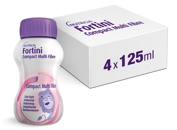 FORTINI COMPACT MULTI FIBRE FRAGOLA 4 PEZZI 125 G - farmacia187.it