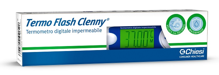 TERMOMETRO CLENNY TERMO FLASH PREDITTIVO 10 SECONDI WATERPROOF - farmacia187.it