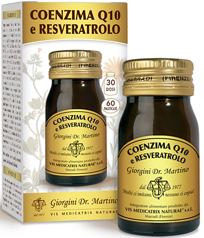 COENZIMA Q10 E RESVERATROLO 60 PASTIGLIE - farmacia187.it