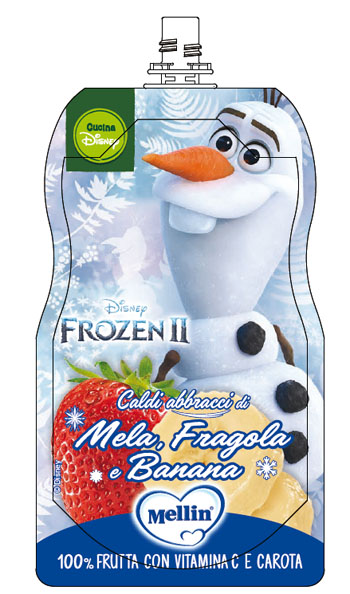 POUCH DISNEY FROZEN MELA FRAGOLA BANANA 110 G - farmacia187.it