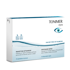 TONIMER EYES SALVIETTINE OFTALMICHE 16 PEZZI - farmacia187.it