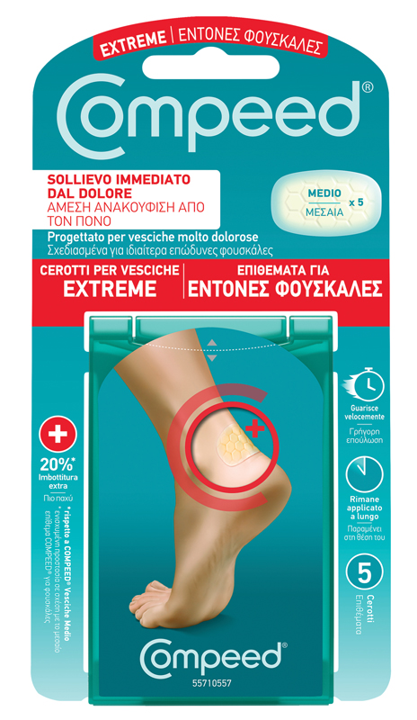 COMPEED CEROTTI PER VESCICHE EXTREME 5 PEZZI - farmacia187.it