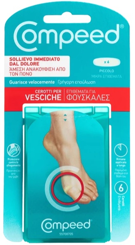 COMPEED CEROTTI PER VESCICHE PICCOLO 6 PEZZI - farmacia187.it