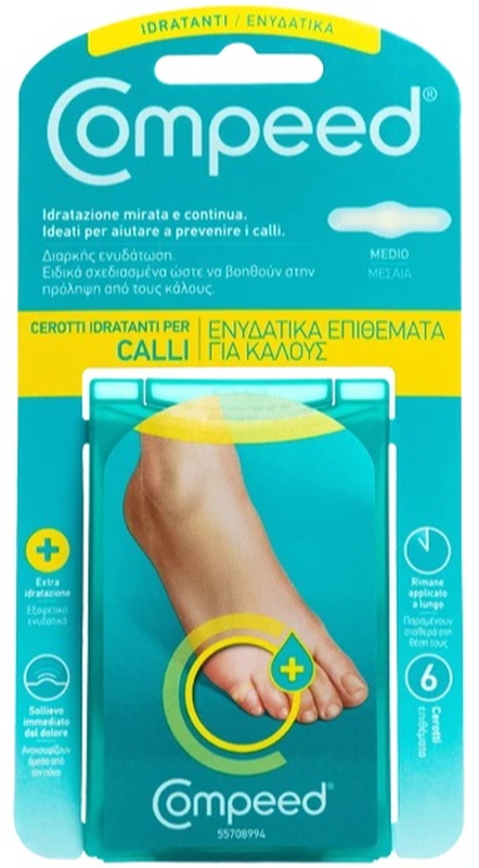 COMPEED CEROTTI PER CALLI IDRATANTI 6 PEZZI - farmacia187.it