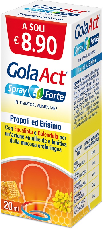 GOLA ACT SPRAY FORTE 20 ML - farmacia187.it