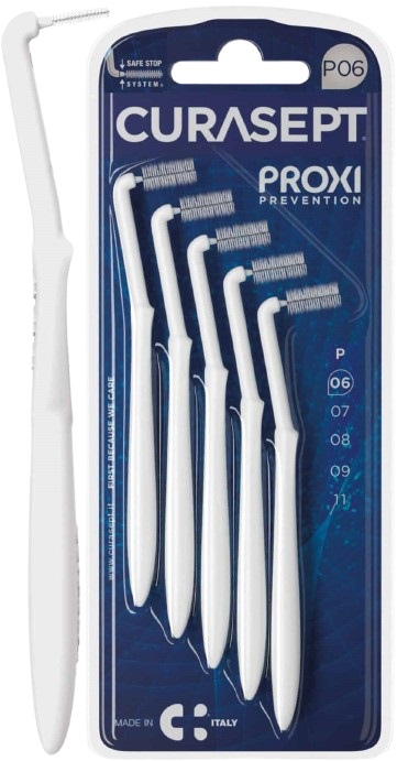 CURASEPT PROXI ANGLE P06 BIANCO/WHITE 5 PEZZI - farmacia187.it