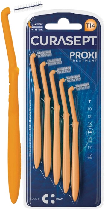 CURASEPT PROXI ANGLE P08 ARANTIO CHIARO/TANGERINO 5 PEZZI - farmacia187.it