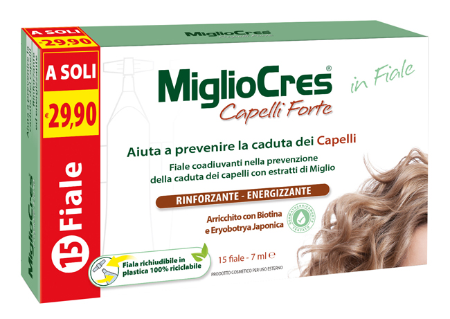 MIGLIOCRES FORTE 15 FIALE TRATTAMENTO DERMOCOSMETICO - farmacia187.it