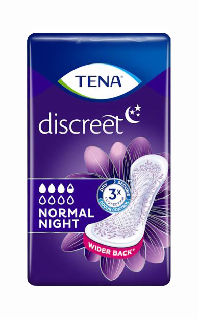 ASSORBENTE TENA DISCREET NORMAL NIGHT 10 PEZZI - farmacia187.it