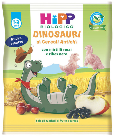 HIPP BIO DINOSAURI CEREALI ANTICHI 30 G - farmacia187.it