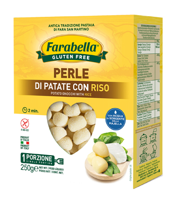 FARABELLA PERLE PATATE CON RISO 250 G - farmacia187.it